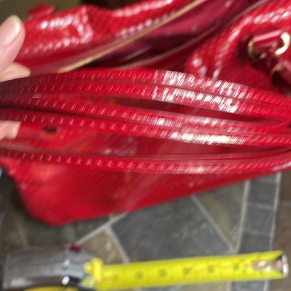 Kate Spade Red Patent Large Satchel #hostpick - Picture 7 of 9